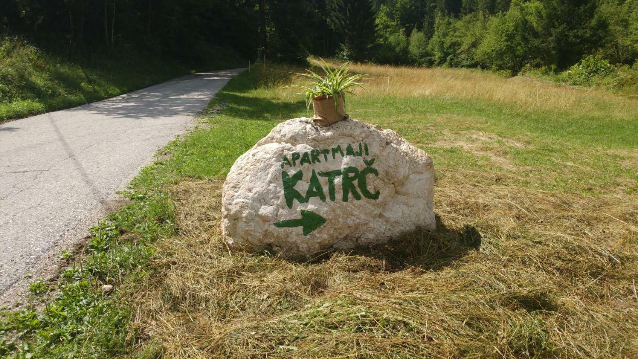 Apartmaji Katrc Soča Exteriör bild